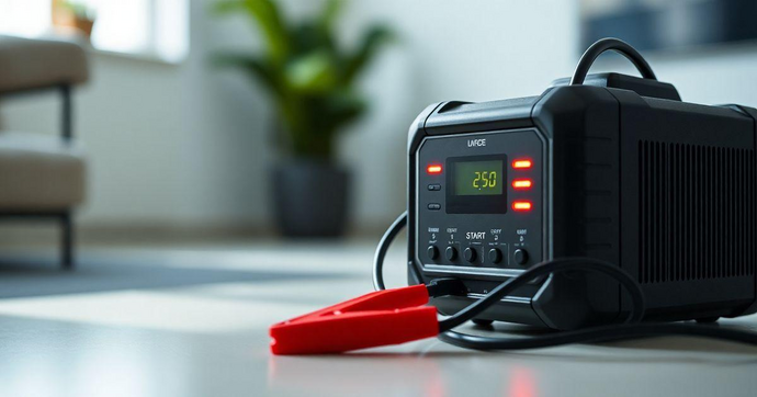 Carregador de Bateria com Auxiliar de Partida